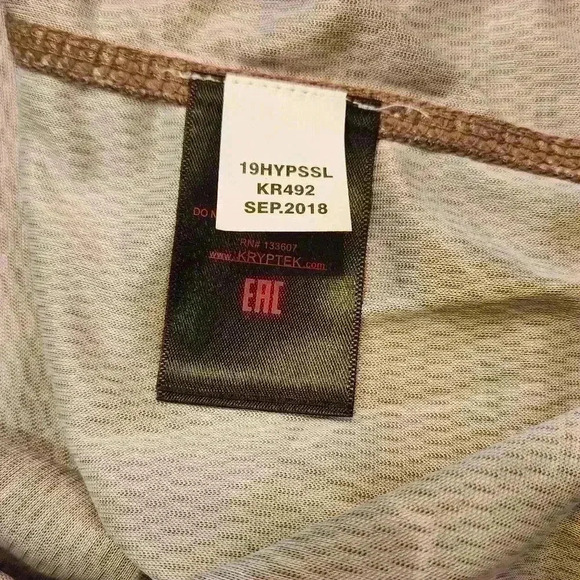 Men Kryptek Camo Short Sleeve Hyperion Crew w/ Logo Highlander Size M - Picture 8 of 9